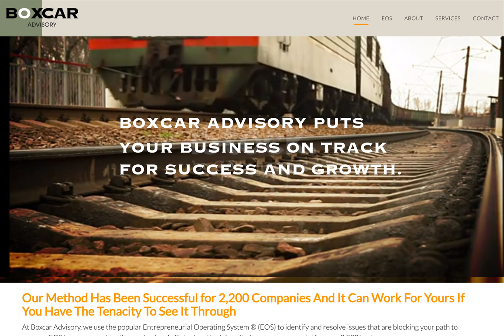 Boxcar project built for LeDuc Creative