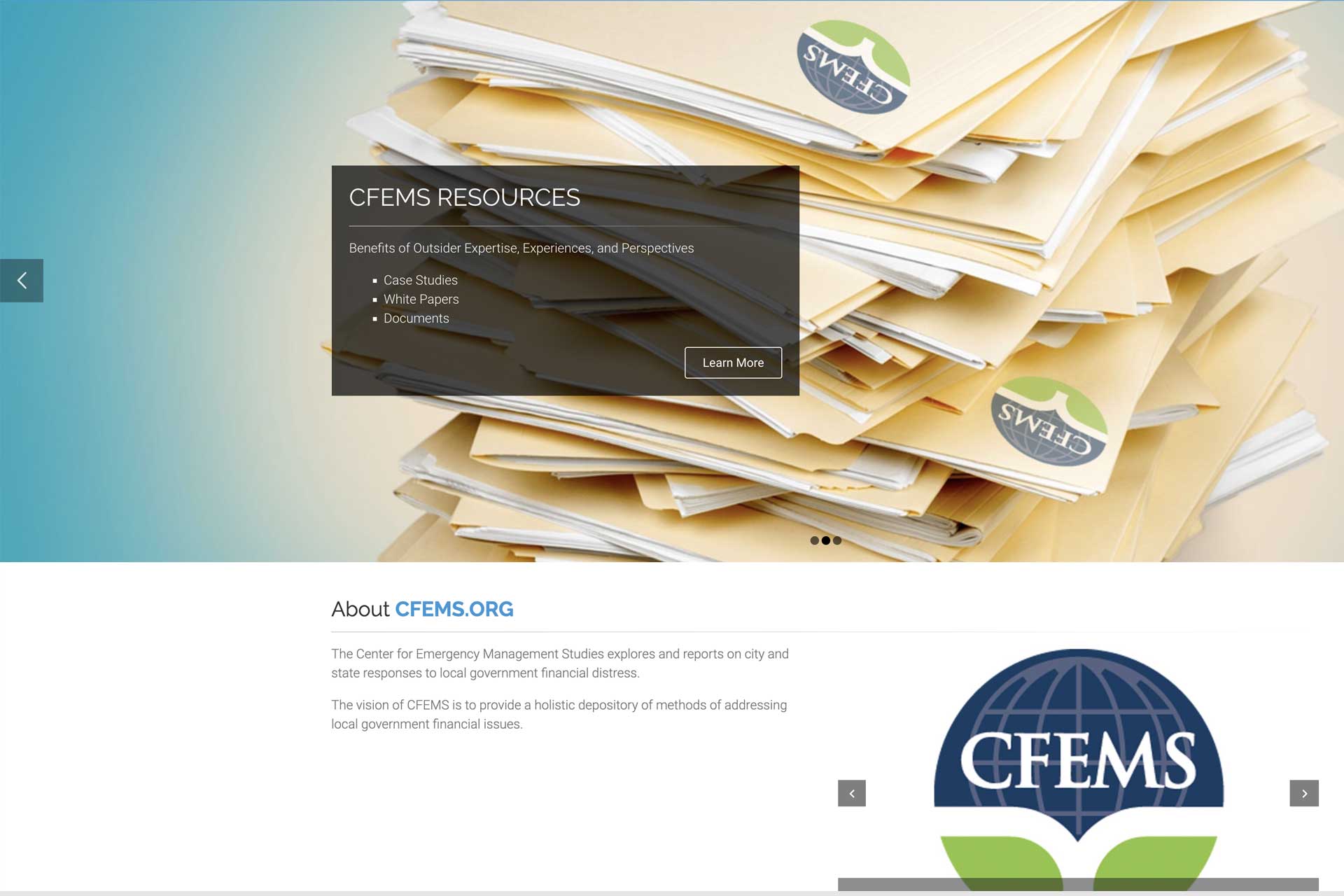 CFEMS.Org emergency management education platform