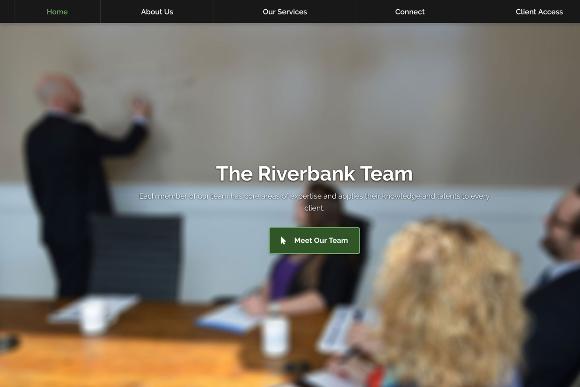 Riverbank Wealth Management corporate website