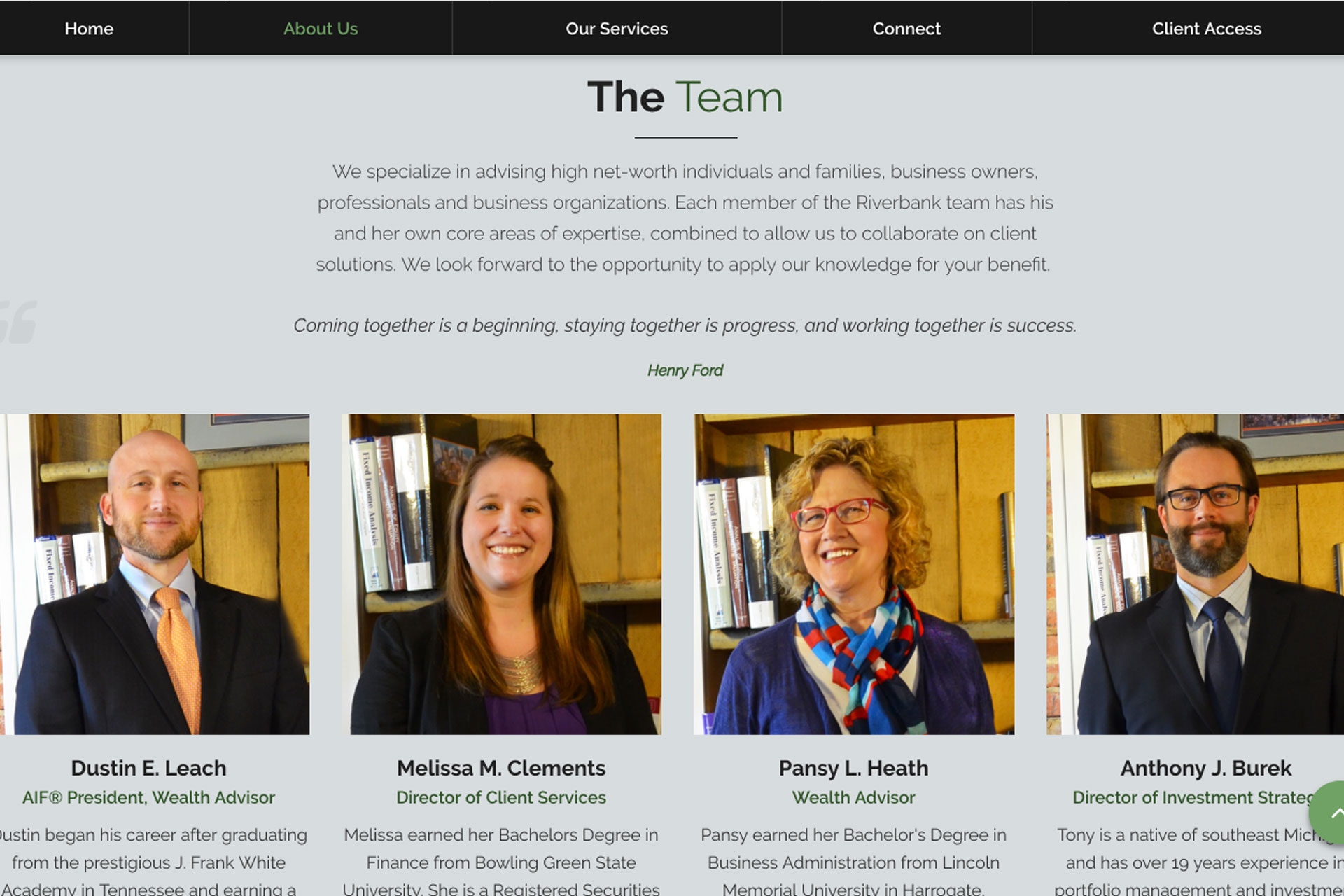 Riverbank Wealth Management - Version A slide 2