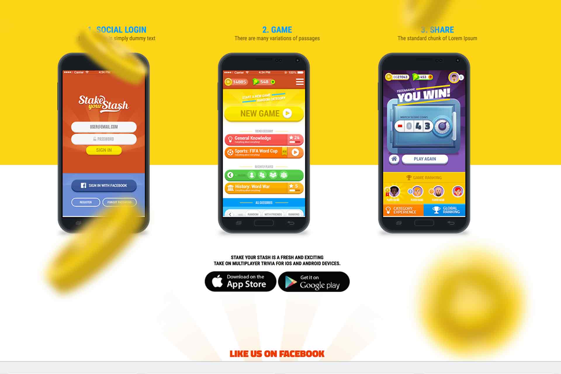 Stake Your Stash Marketing Website slide 3