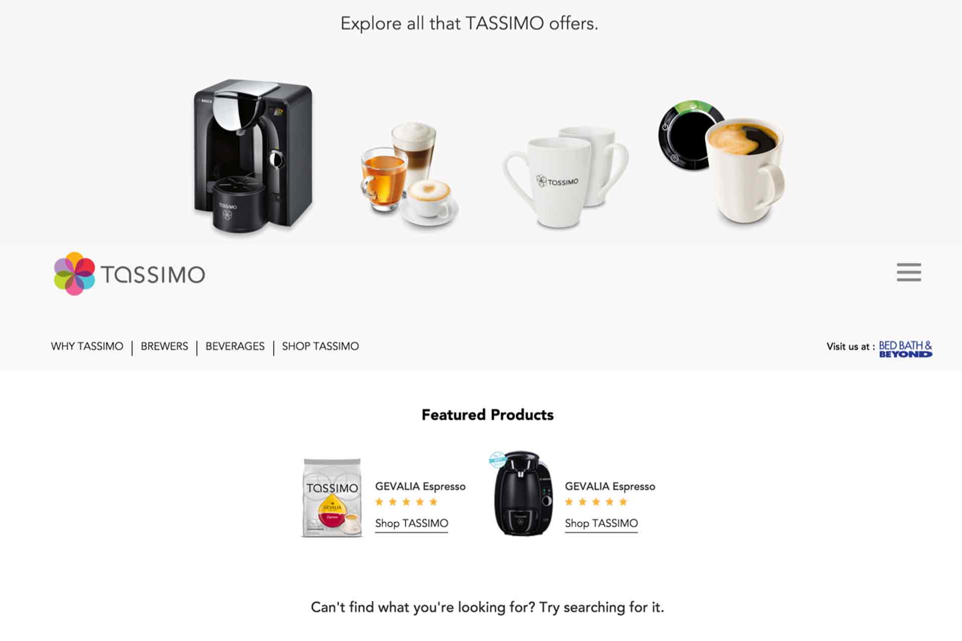 Tassimo Consumer Website slide 2