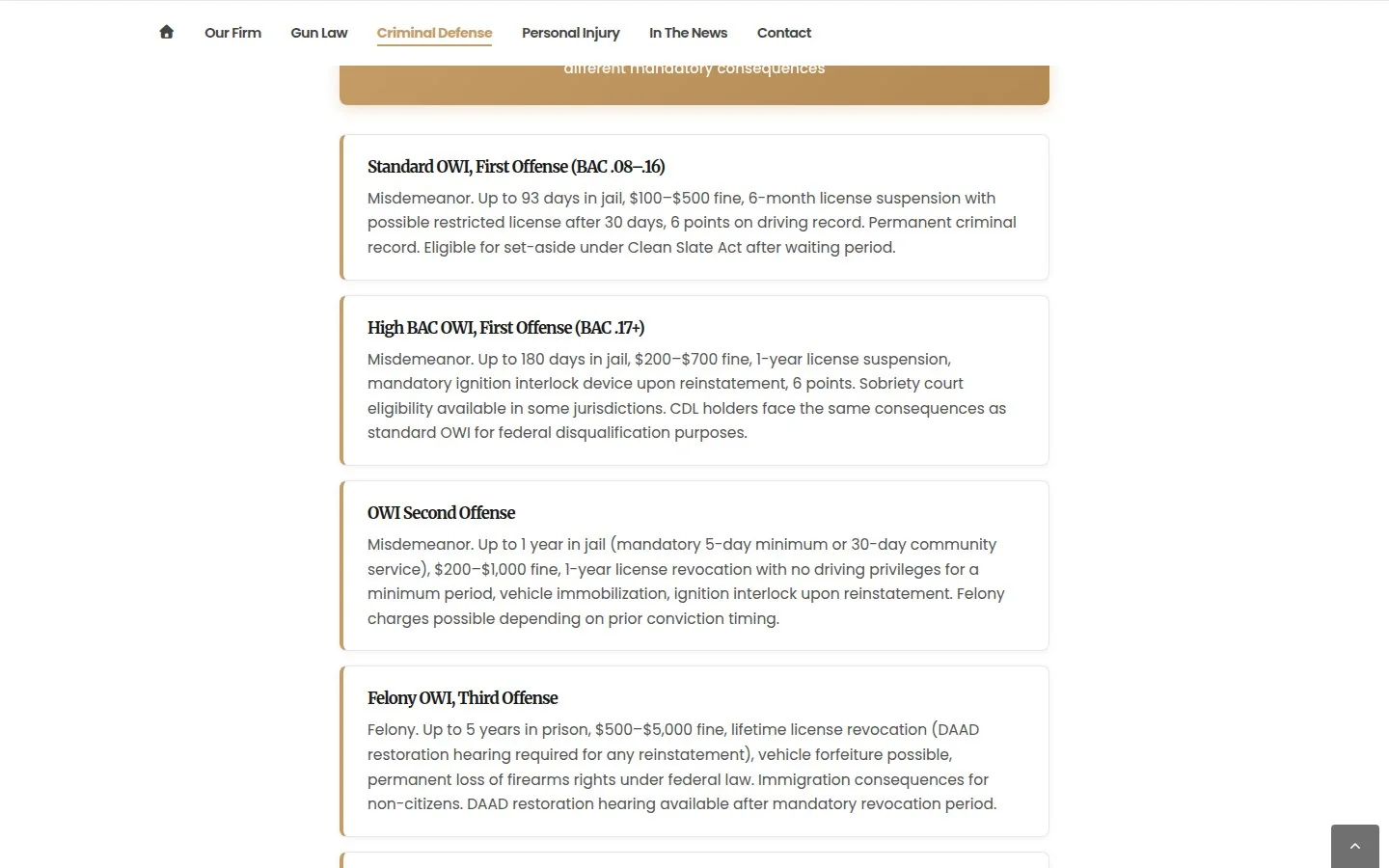 Makowski Legal — Michigan Gun Law & Criminal Defense slide 5