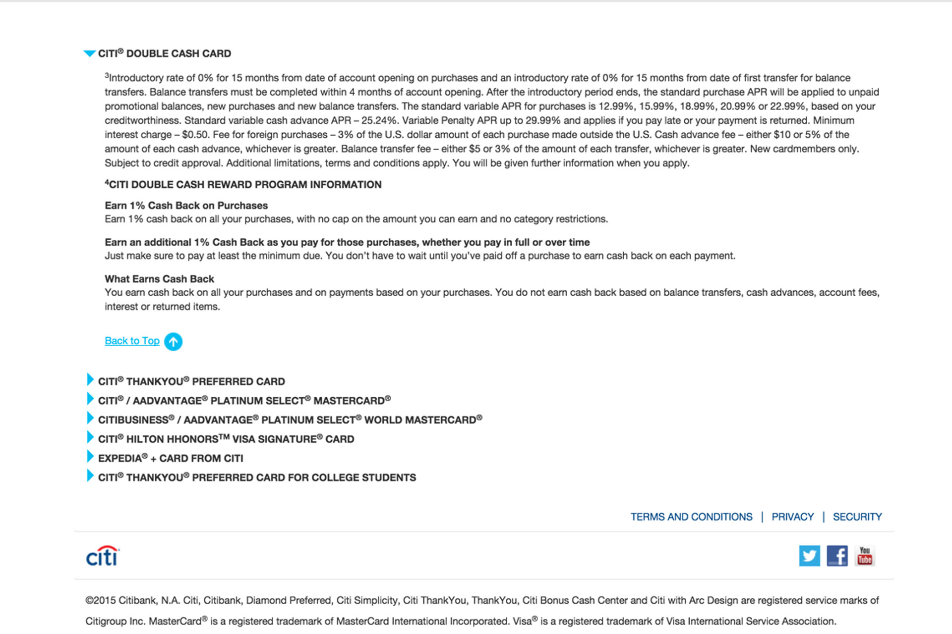 Citibank CitiCards slide 3