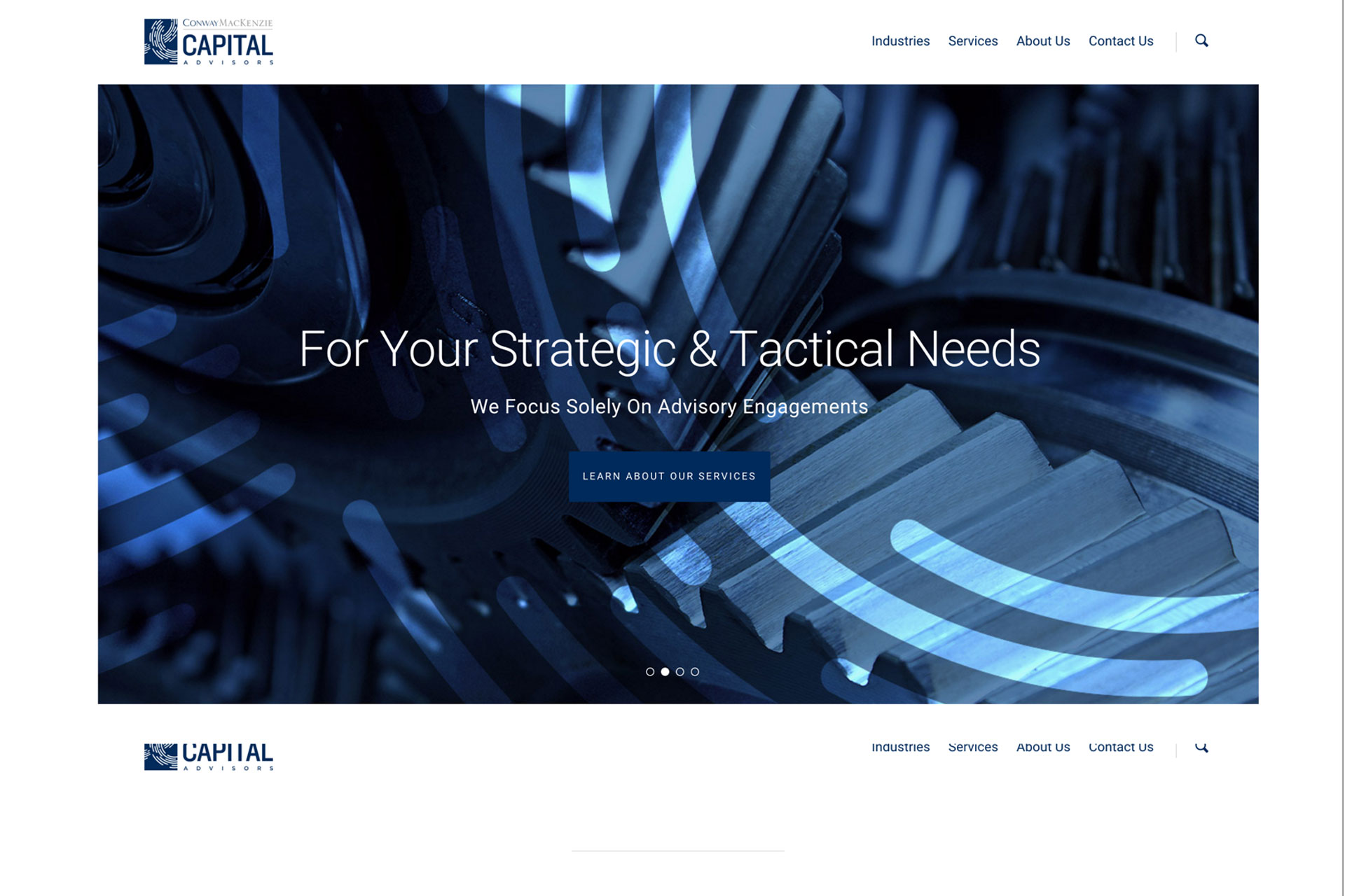 Conway Mackenzie Capital Investment website