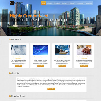 Calderone AG corporate website