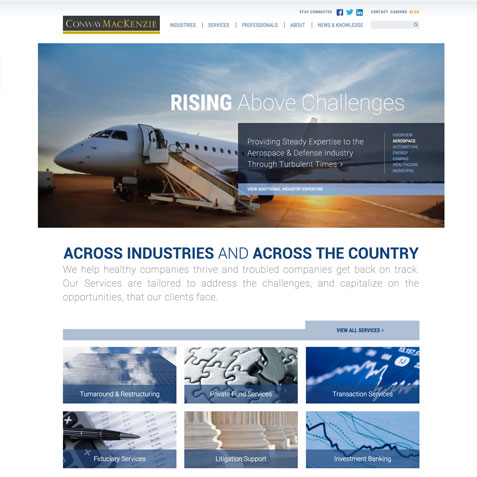 Conway Mackenzie corporate website